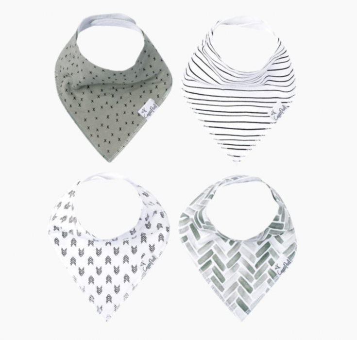 Copper Pearl Bandana Bibs 4-Pack, Alta