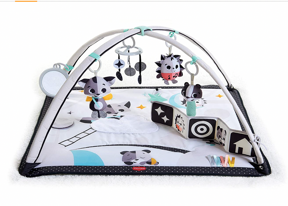 Tiny Love Gymini Deluxe Activity Gym, Magical Tales Black and White