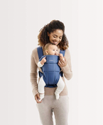 Shop BabyBjorn Baby Carrier Mini, Vintage Indigo Cotton at Goodbuygears