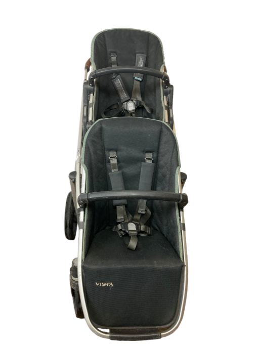 UPPAbaby VISTA Double Stroller, 2018, Emmett Green Melange