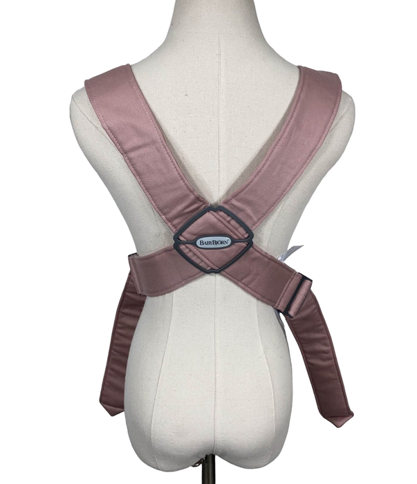 Shop BabyBjorn Baby Carrier Mini, Dusty Pink Woven at Goodbuygears
