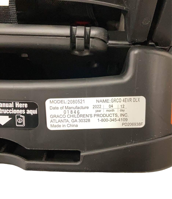 Shop Graco 4Ever DLX 4-in-1 Car Seat, 2022, Bryant at Goodbuygears