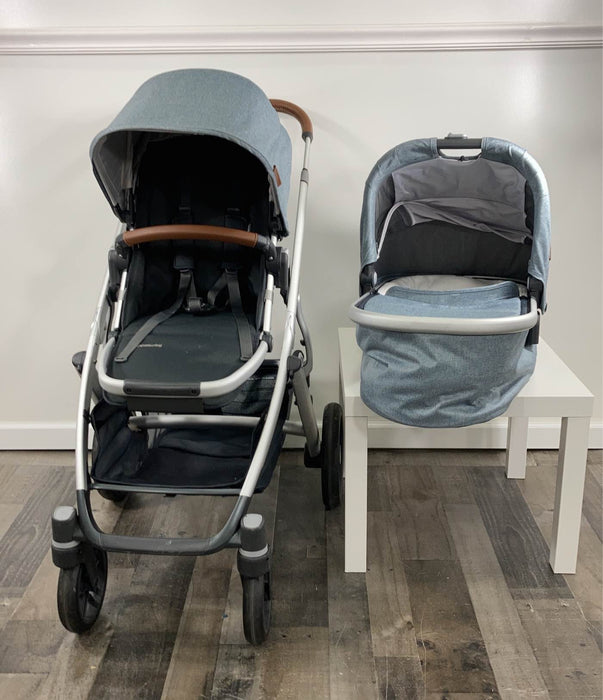 Shop UPPAbaby VISTA V2 Stroller, 2020, Gregory (Blue Melange) at Goodbuygears