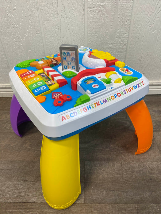 used Fisher Price Laugh And Learn Around The Town Learning Table