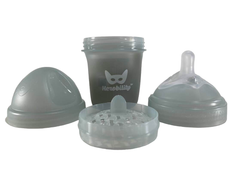 Shop Herobility Wide-Neck Baby Bottle, Gray, 0+ month, 1 Count at Goodbuygears