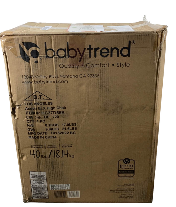 secondhand Baby Trend Aspen ELX High Chair
