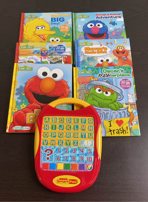used My First Smart Pad Electronic Activity Pad With Books, -Sesame Street