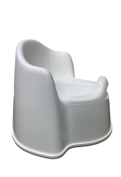 secondhand BabyBjorn Potty Chair, White/Gray