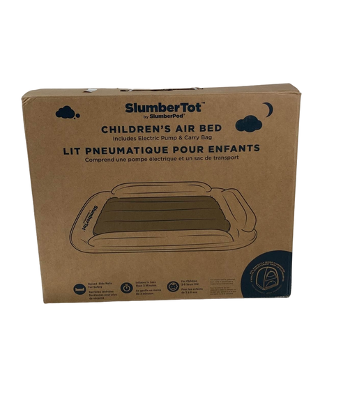 Shop SlumberPod SlumberTot Inflatable Toddler Bed, Gray/Teal at Goodbuygears