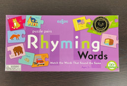 Shop Eeboo Simple Puzzles, Rhyming Words at Goodbuygears