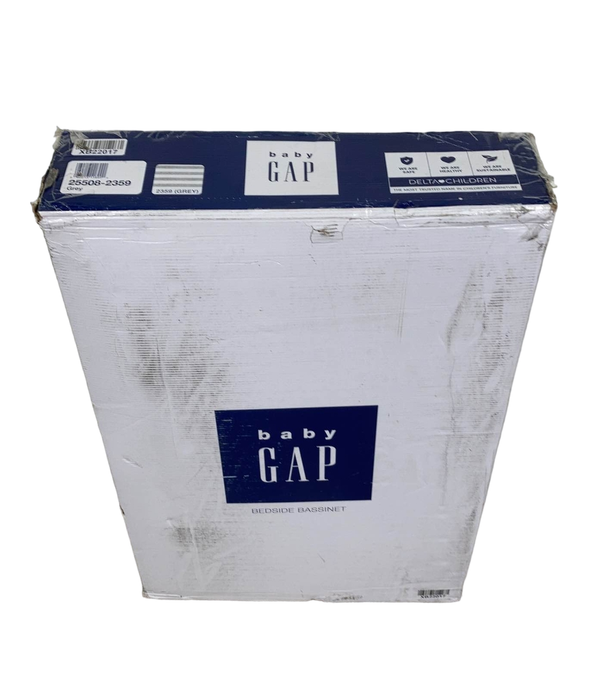 Shop Baby Gap Bedside Bassinet, Grey Stripes at Goodbuygears
