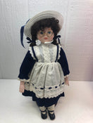 used Baby Doll With Clothes, Porcelain