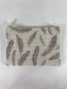 Shop Crane Baby Cotton Muslin Jacquards Pillow, Grey Feather at Goodbuygears