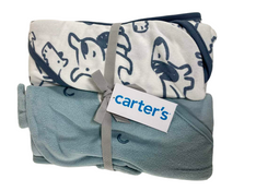 used Carter’s Hooded Towels 2pack, Bear/Dog
