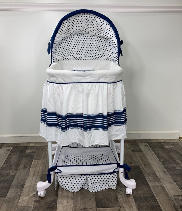 Shop Delta Children Smooth Glide Bedside Bassinet, With Fitted Sheet at Goodbuygears