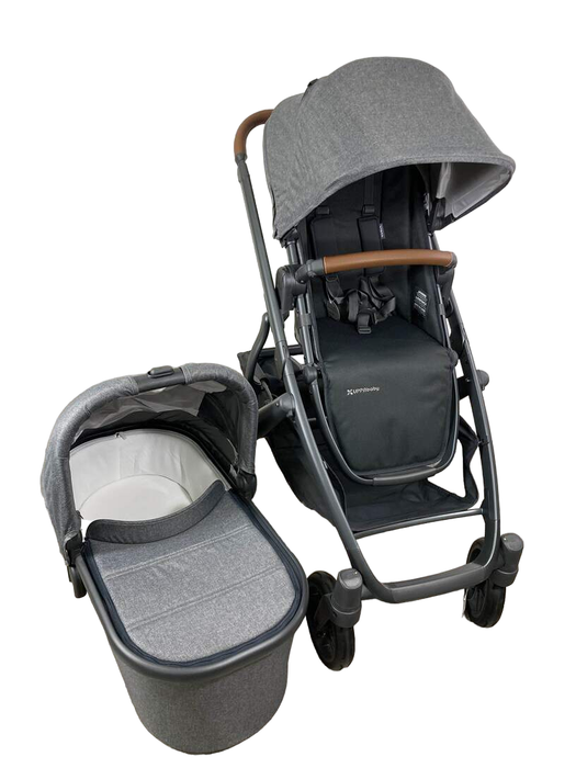 Shop UPPAbaby VISTA V2 Stroller, Greyson (Grey Melange), 2022 at Goodbuygears