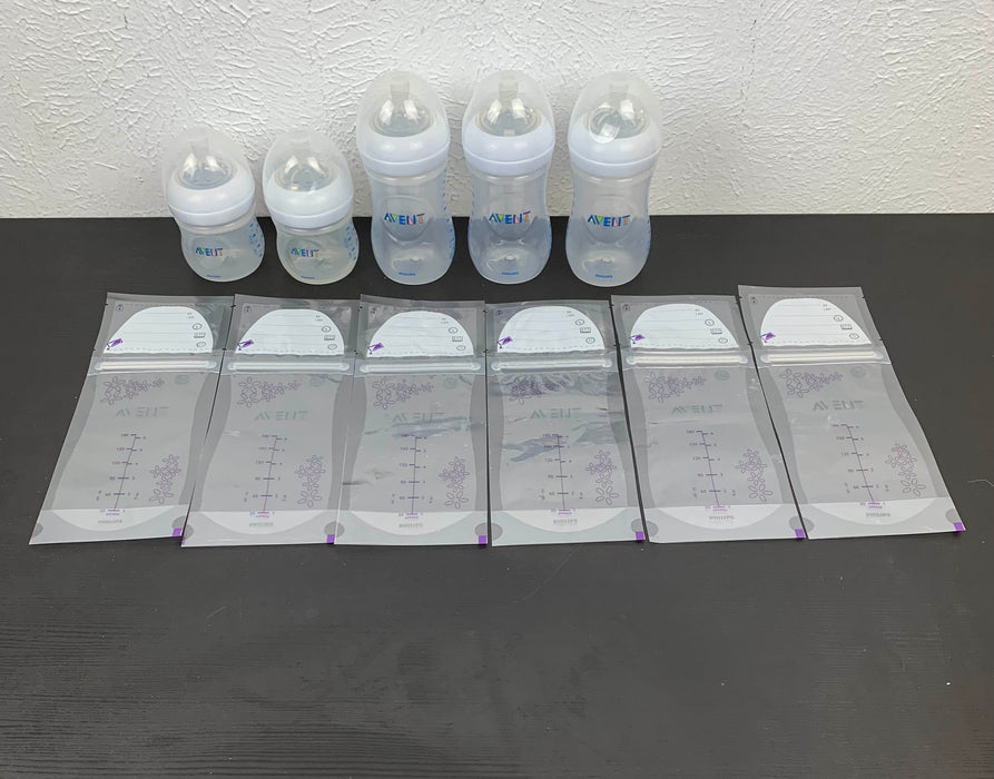 used BUNDLE Philips Avent Bottles