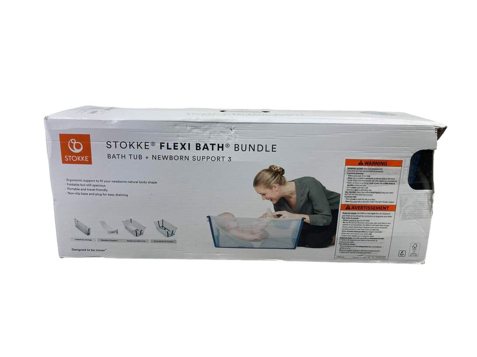 Shop Stokke Flexi Bath Bundle Pack, Regular, Transparent Blue at Goodbuygears