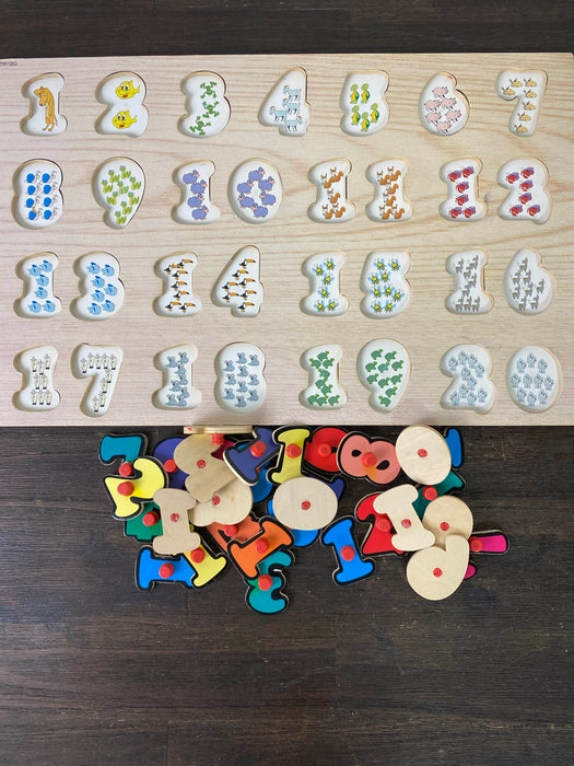 secondhand Number Puzzle 0 To 20