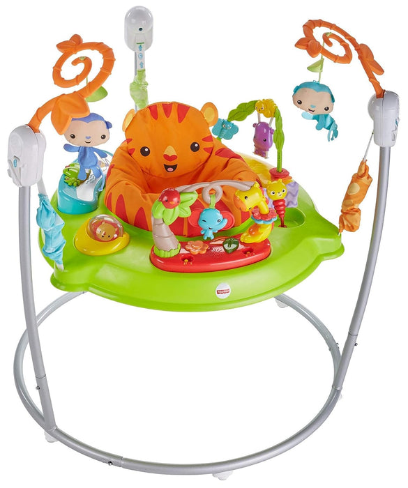 used Fisher Price Jumperoo Activity Center, Roaring Rainforest