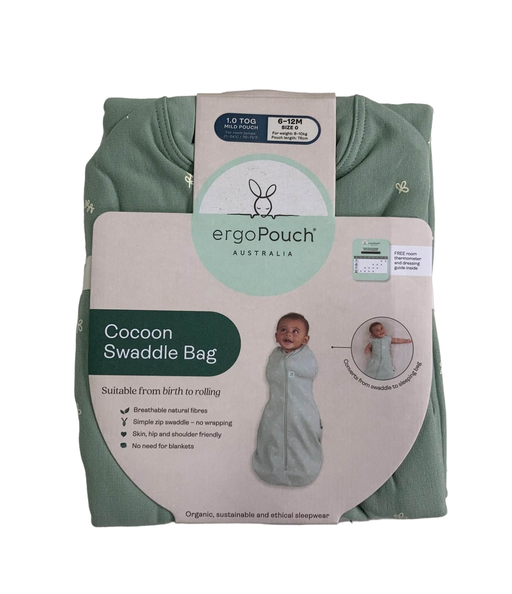 Shop ErgoPouch Cocoon Swaddle Bag, 1.0 TOG, 6-12M, Sage at Goodbuygears