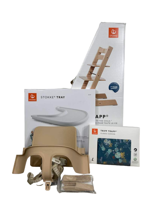 Shop Stokke Tripp Trapp Complete High Chair, Natural, Into The Deep at Goodbuygears