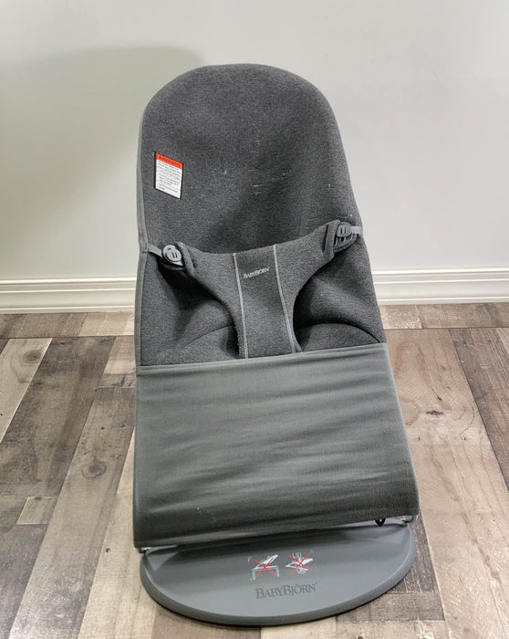 Shop BabyBjorn Bouncer Bliss, Charcoal Gray, Jersey at Goodbuygears