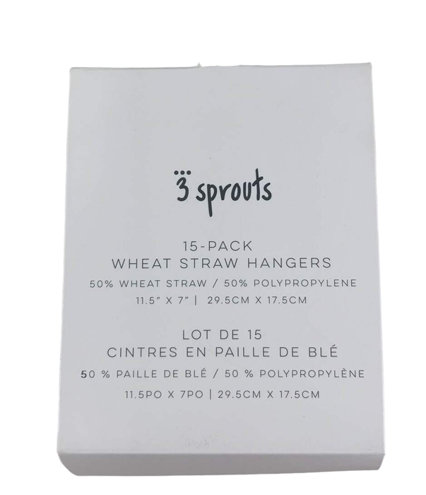 Shop 3 Sprouts 15 Pack Baby Wheat Straw Plastic Hangers, Grey at Goodbuygears