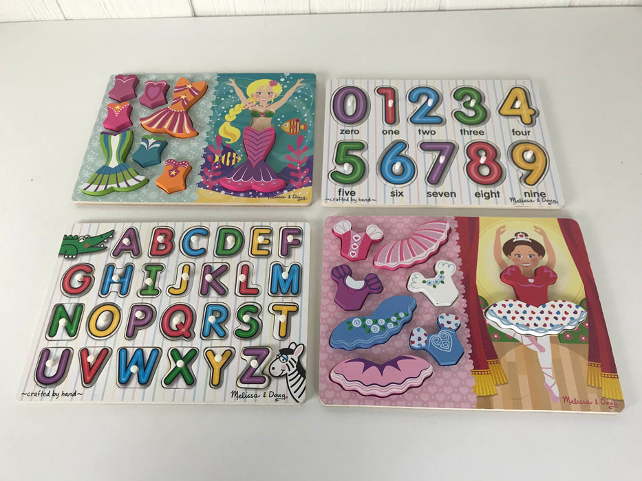 used Melissa & Doug Puzzle Bundle