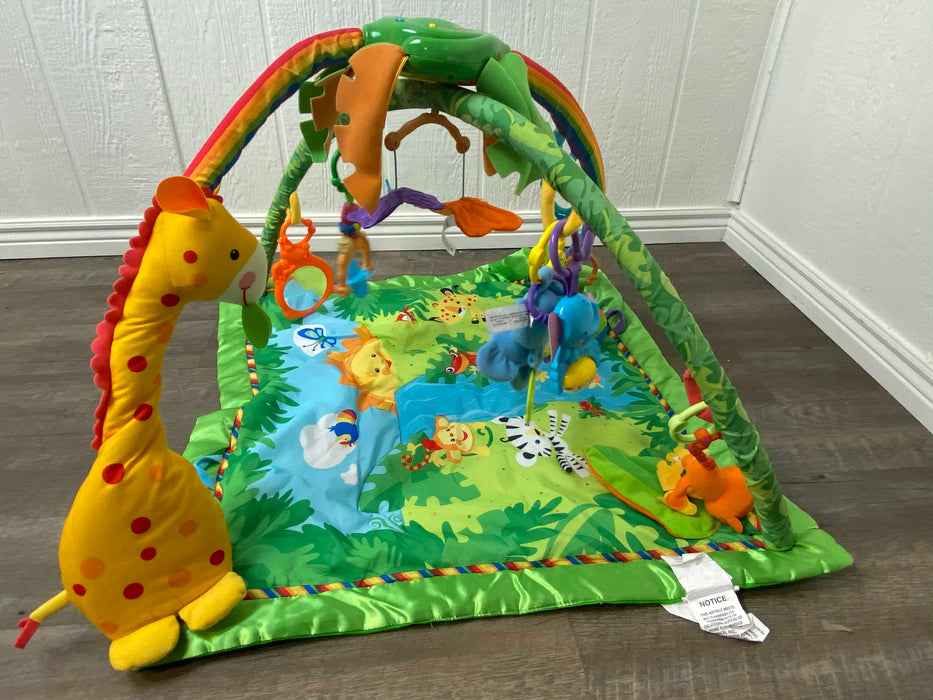 Shop Fisher Price Rainforest Melodies and Lights Deluxe Gym at Goodbuygears