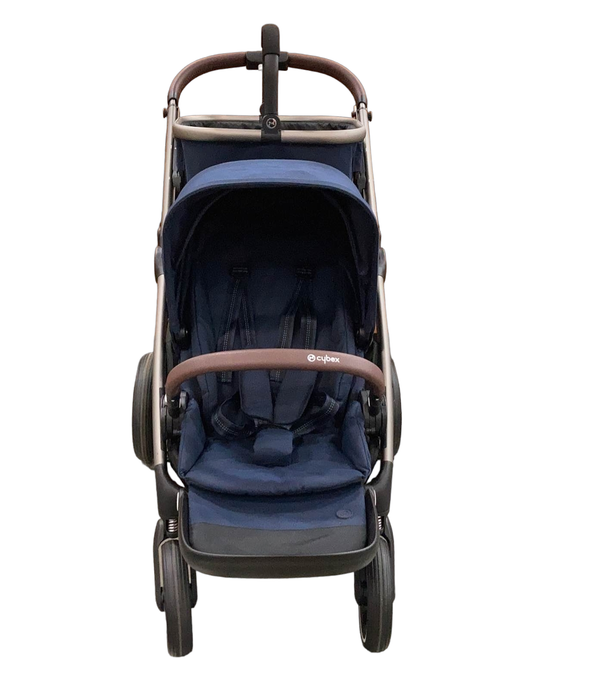 Shop Cybex Gazelle S Modular Stroller, 2022, Silver Frame, Navy Blue at Goodbuygears