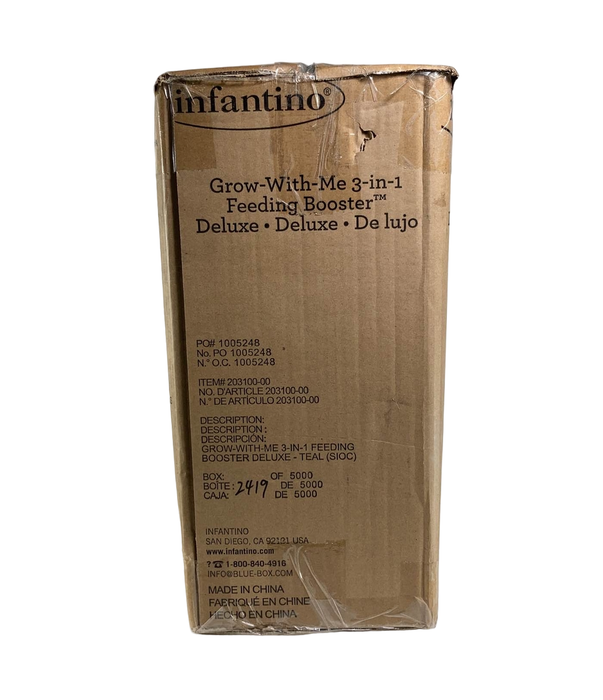 Shop Infantino Grow With Me 4 In 1 Two Can Dine Deluxe Booster Seat, Teal at Goodbuygears