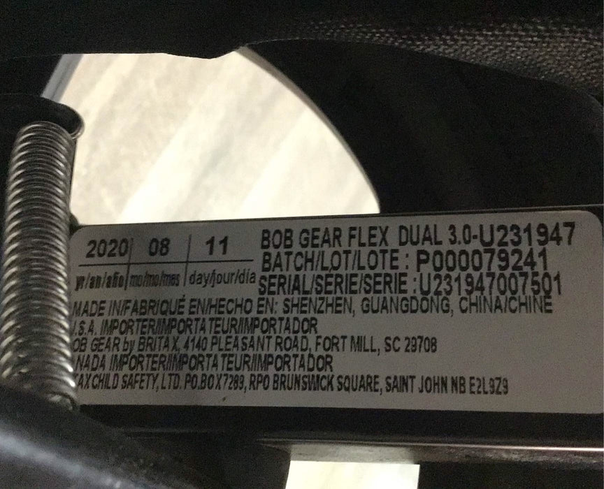 Shop BOB Revolution Flex 3.0 Duallie Stroller, 2020, Graphite Black at Goodbuygears