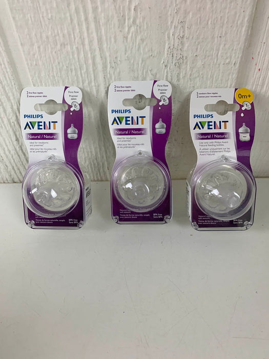 used BUNDLE Philips Avent Nipples