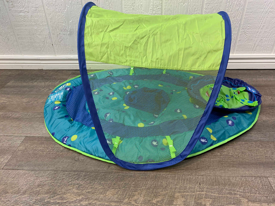 secondhand SwimWays Baby Spring Float with Sun Canopy