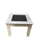 used Delta Children Chelsea Table, Gray/White