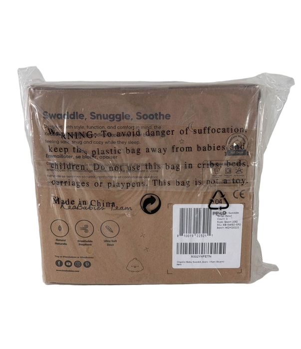 Shop KeaBabies Soothe Swaddle Wraps 3 pack, Storm at Goodbuygears