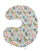 secondhand Boppy Original Nursing and Infant Support Pillow Slipcover, Colorful Wildlife