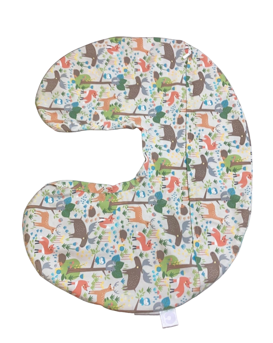 secondhand Boppy Original Nursing and Infant Support Pillow Slipcover, Colorful Wildlife