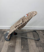 Shop BabyBjorn Bouncer Bliss, Beige/Leopard Cotton Classic Quilt, Dark Gray Frame at Goodbuygears