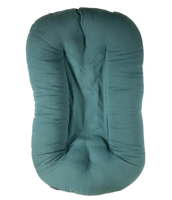 secondhand Snuggle Me Organic Sensory Toddler Lounger, Moss