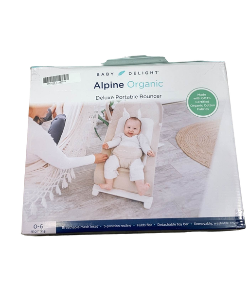 Shop Baby Delight Alpine Deluxe Portable Bouncer, Organic Oat at Goodbuygears