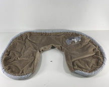 used Boppy Luxe Nursing and Infant Support Pillow Slipcover, Taupe Elephant