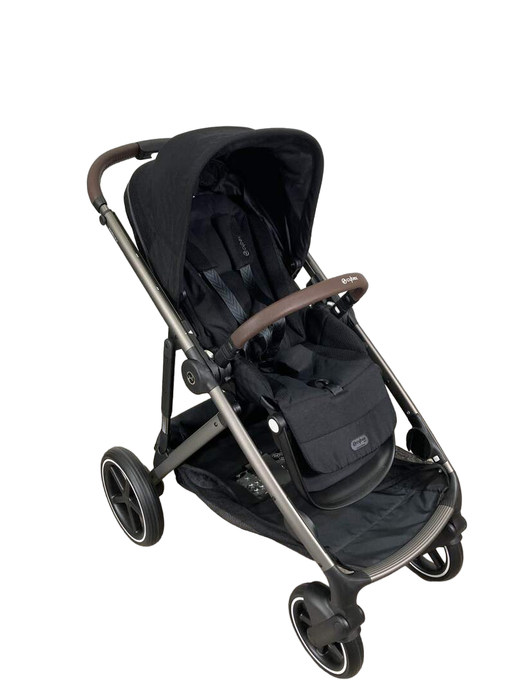 Shop Cybex Gazelle S Modular Stroller, 2023, Taupe Frame, Moon Black at Goodbuygears