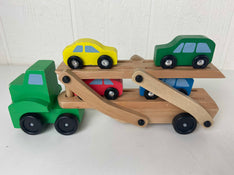 used Melissa & Doug Mega Race-Car Carrier