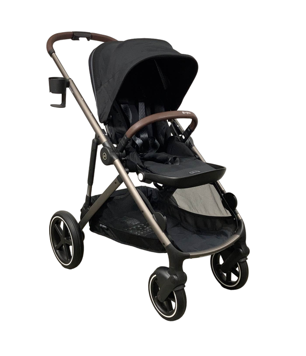 Shop Cybex Gazelle S Modular Stroller, 2023, Taupe Frame, Moon Black at Goodbuygears