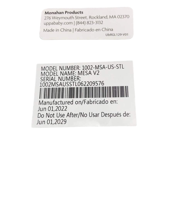 Shop UPPAbaby MESA V2 Infant Car Seat, 2022, Stella (Grey Melange) at Goodbuygears