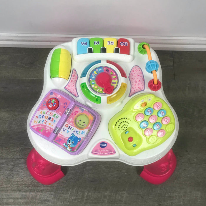 secondhand VTech Sit-To-Stand Learn and Discover Table