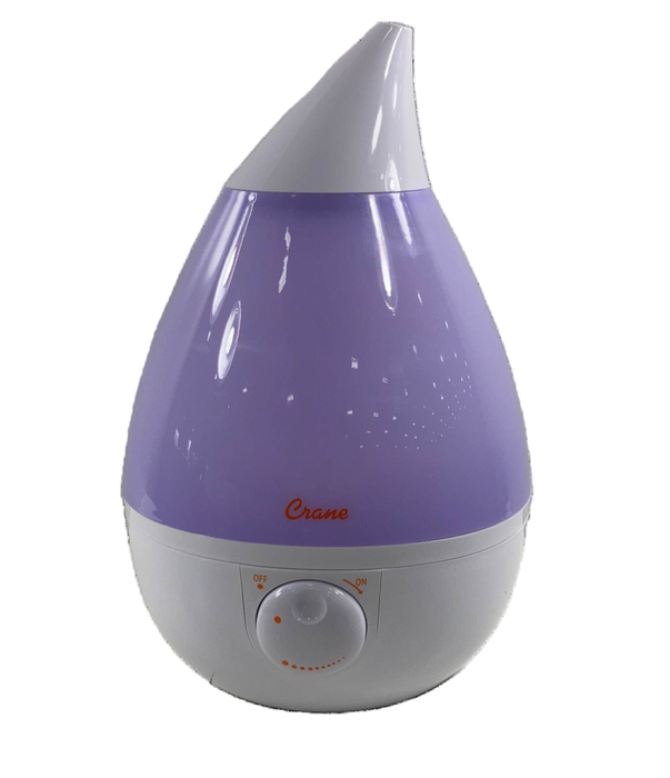 Crane Ultrasonic Cool Mist Humidifier, Grey
