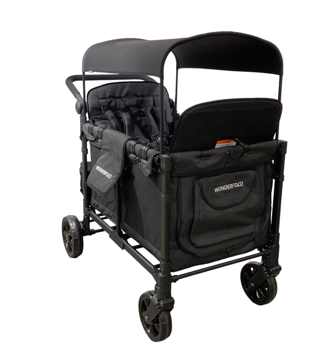 Shop Wonderfold W4 Elite Stroller Wagon, 2023, Volcanic Black at Goodbuygears